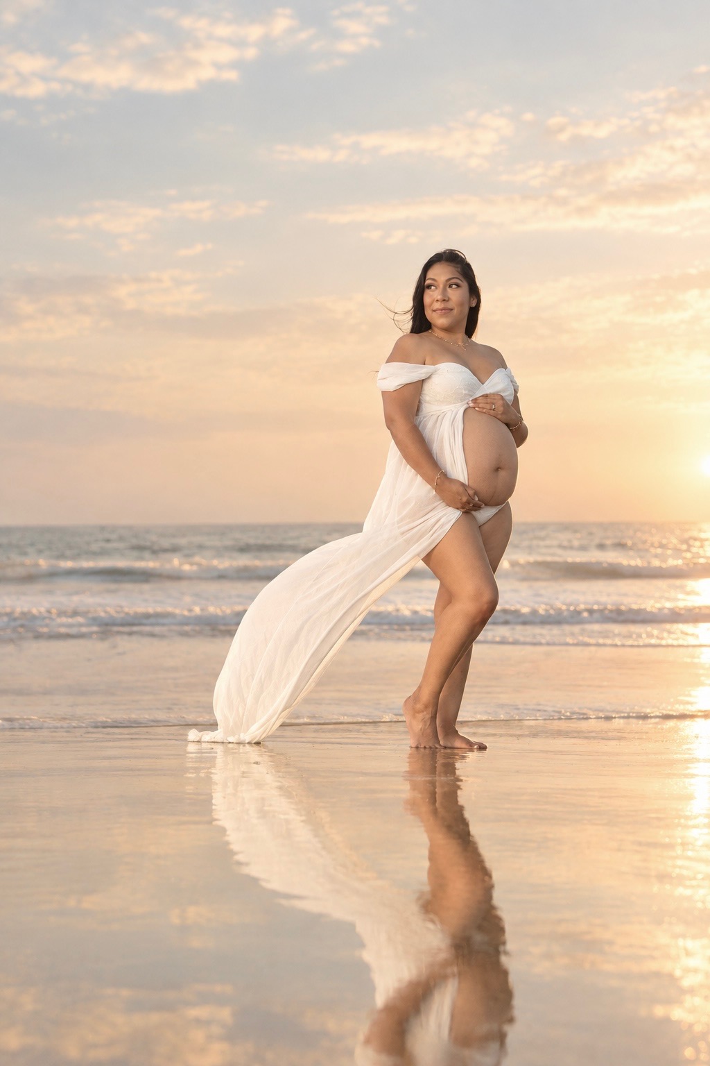 beach pregnancy